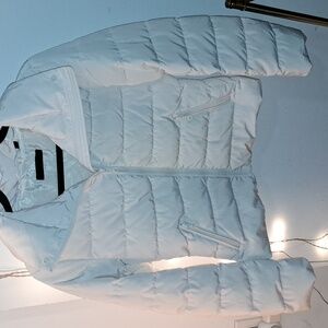 Uniqlo White Puffer Jacket